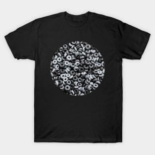 Black and White Fruity Cereal Photograph T-Shirt